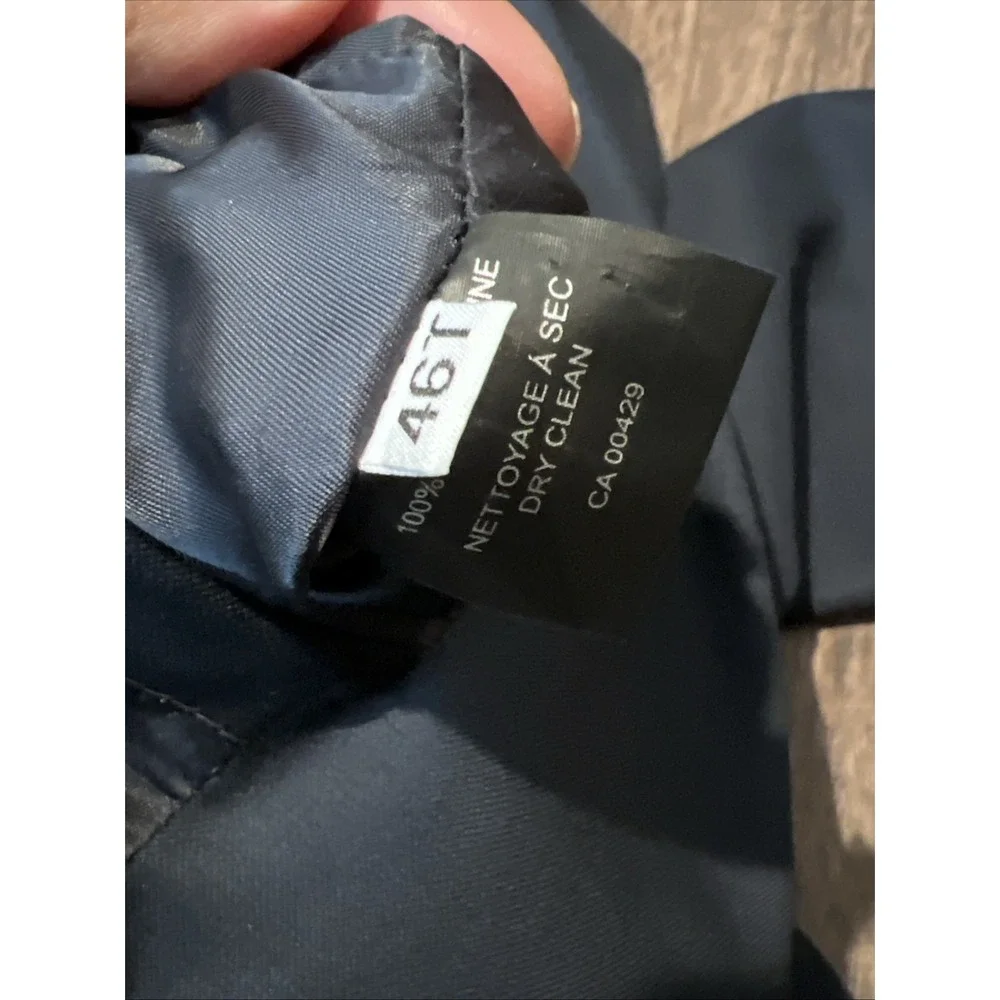 Peter Millar Suit Two Button Blazer Size 46T Slacks 40X32 Color Navy READ